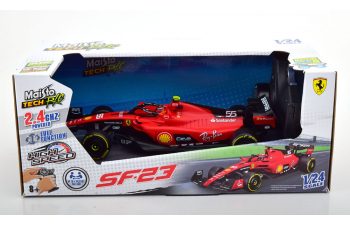 FERRARI F1 Sf-23 Team Scuderia Ferrari №55 Season (2023) Carlos Sainz, Red Black