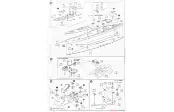 Сборная модель тяжелый крейсер Императорского флота Японии TAKAO
