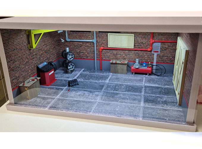 DIORAMA Classics Garage with illumination without modelcar