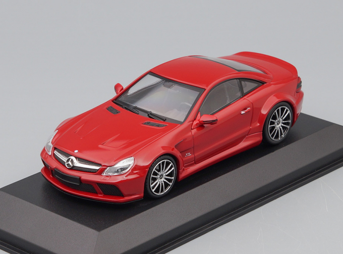 MERCEDES-BENZ SL65 AMG Black Series (R230) 2009, dark red