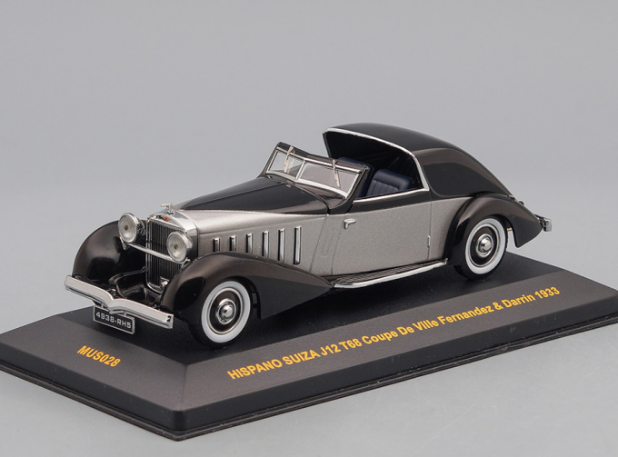 HISPANO SUIZA J12 T68 Coupe de Ville Fernandez Darrin (1933), black