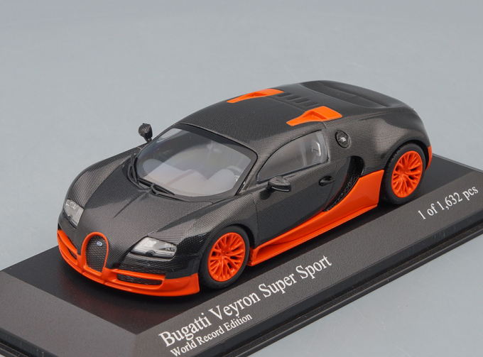 BUGATTI Veyron Super Sport World Record Edition, carbon / orange