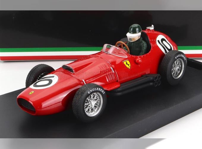 FERRARI F1 801 N 10 3rd British Gp 1957 M.hawthorn - With Driver Figure, Red