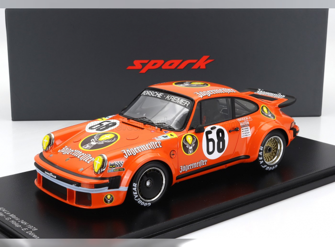 PORSCHE 911 934 Team H.poulain Jagermeister N68 24h Le Mans (1978) H.Poulain - E.Doren - G.Holup - R.feitler, Orange