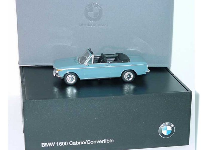 BMW 1600 Cabrio E114 (1966-1977), blue gray