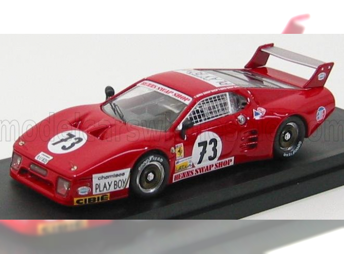 FERRARI 512 Bb Lm N 73 Le Mans 1982 Lanier - Morin - Henn, Red