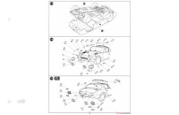 Сборная модель Toyota Sports S800 (Toujirou Ukiya Custom)