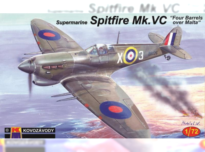 Сборная модель Spitfire Mk.Vc „Four Barrels over Malta“