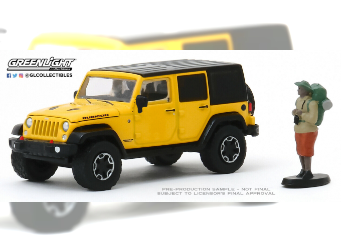 JEEP Wrangler 4х4 Unlimited Rubicon Hard Rock с фигуркой  2015