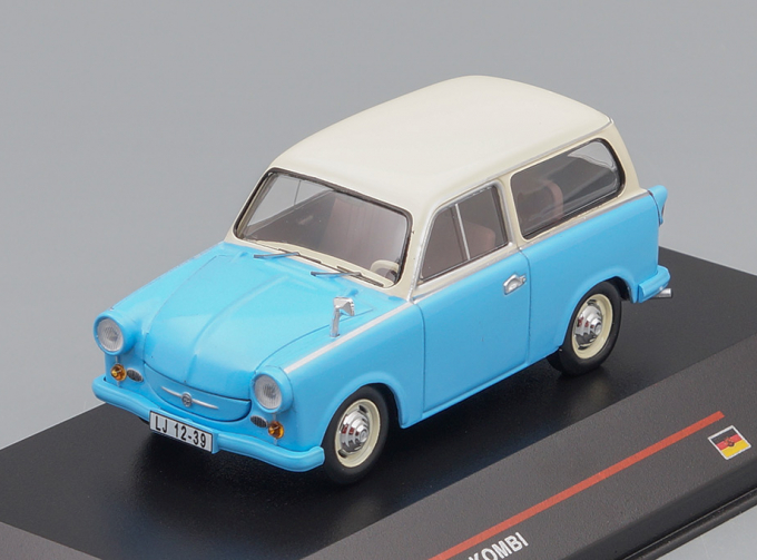 TRABANT P50 Kombi (1959), blue / beige