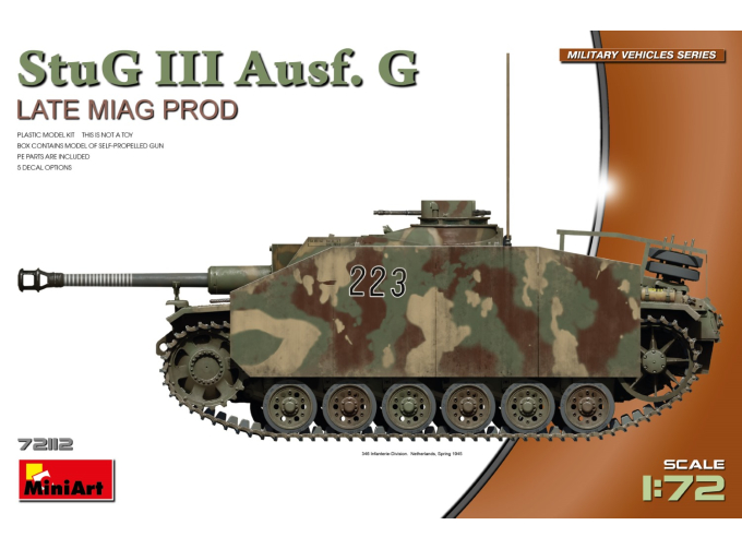 Сборная модель Stug Iii Ausf.g Military 1943