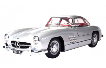 Сборная модель MERCEDES-BENZ 300 SL Gullwing KIT with 602 parts, silver