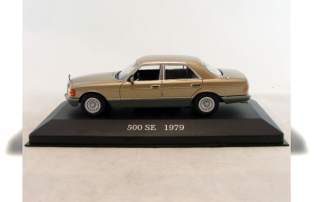 MERCEDES-BENZ 500 SE (1979), Mercedes-Benz Offizielle Modell-Sammlung 39, gold