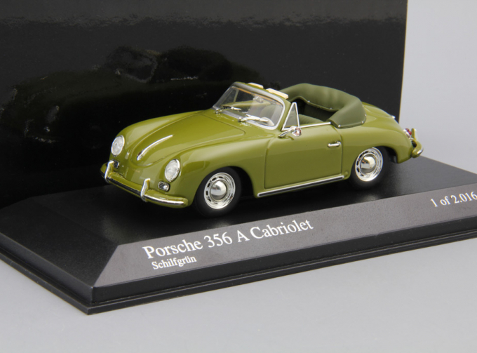 PORSCHE 356A Cabriolet (1956), light green