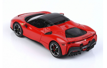 FERRARI SF90 Stradale Hybrid Spider 1000hp closed roof (2020), red