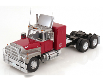 MACK Rl700l Tractor Truck 3-assi (1974), Red Silver