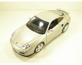 PORSCHE 911 Turbo, Gold Collection 1:18, серебристый
