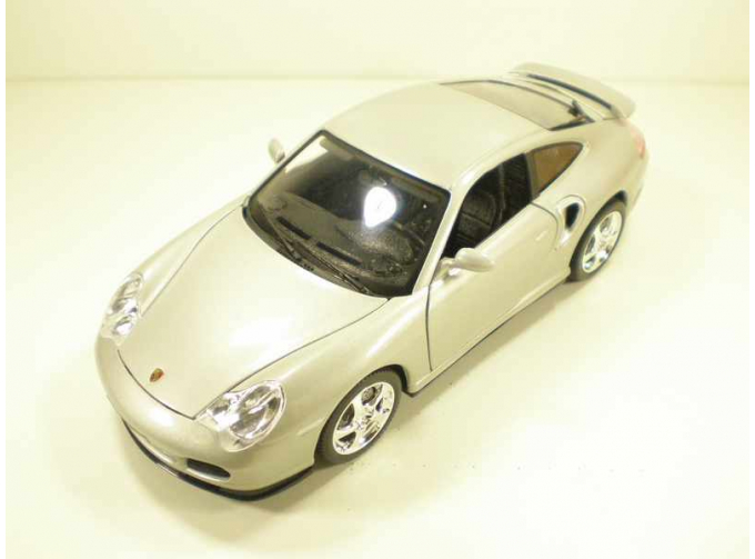 PORSCHE 911 Turbo, Gold Collection 1:18, серебристый