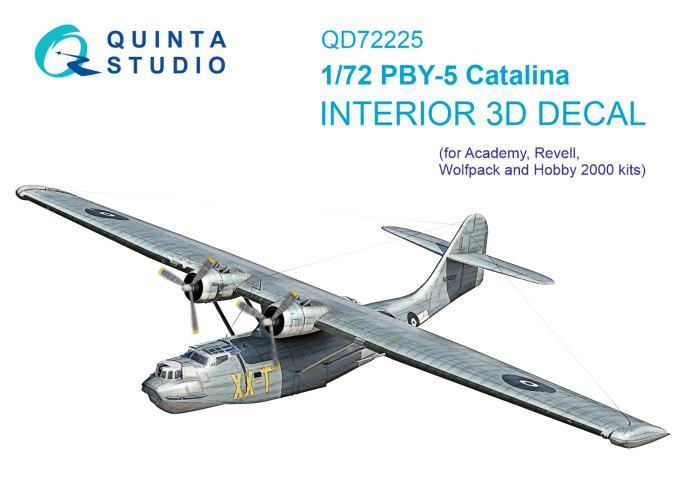 3D Декаль интерьера кабины PBY-5 Catalina (Academy)