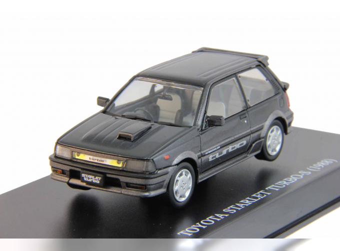 TOYOTA Starlet Turbo-S EP71 (1988), black