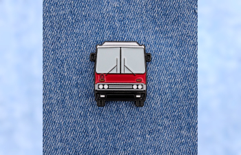 Значок "IKARUS 256", красный