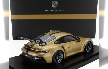 PORSCHE 911 992 Gt3 Cup 5000 Coupe 2023 - Con Vetrina - With Showcase, Gold Met