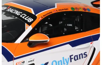 PORSCHE 718 Cayman GT4 RS Clubsport #92 E.Hayerdahl/N.Maloy GT4 European Series (2024), orange / white