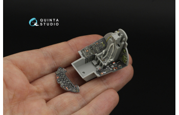 3D Декаль интерьера кабины F9F-2 Panther (Trumpeter)