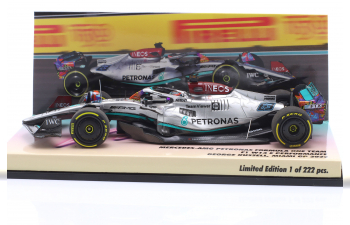 MERCEDES GP F1 W13e Team Mercedes-amg Petronas F1 №63 5th Miami Gp (2022) George Russel, Silver Green