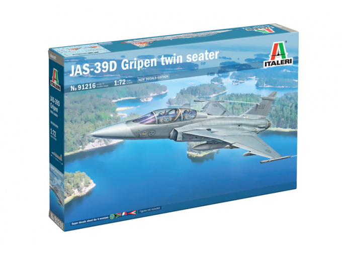 Сборная модель самолет JAS-39D двухместный