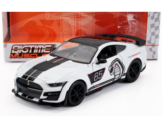 FORD Mustang Shelby Gt500 Racing №65 Coupe (2020), White Black