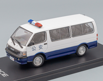 JINBEI Haise SY6480 / TOYOTA Hiace H100 (1989) China Police, white / blue