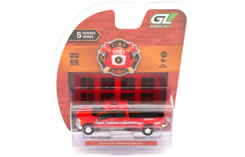 FORD F-350 Los Angeles Fire Department *Fire & Rescue Series 5* (2018), red