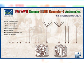 Сборная модель Немецкий набор антенн и генератор GG400
