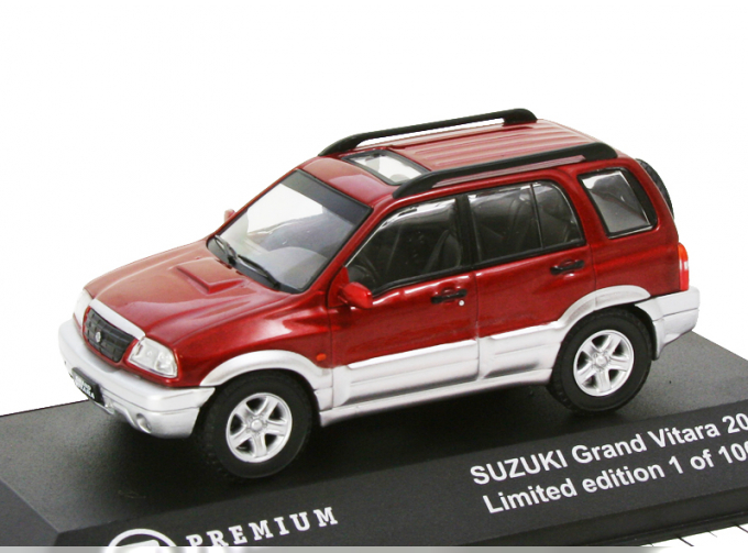 Suzuki Grand Vitara 2001 красный с серебристым