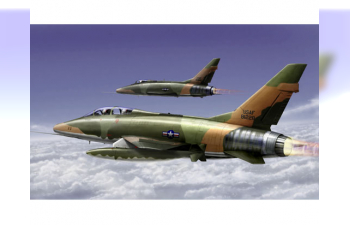 Сборная модель Американский истребитель F-100F SUPER SABRE