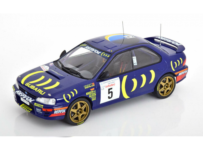 SUBARU Impreza 555 #5 Sainz/LMoya 4 место Rally Tour de Corse 1995