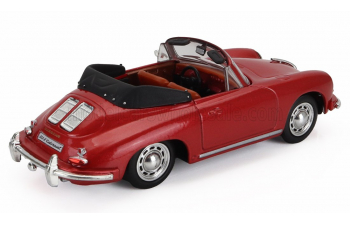 PORSCHE 356b Cabriolet Spider (1959), Red Met