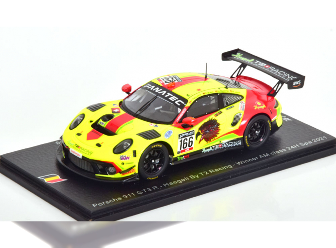 PORSCHE 911 GT3 R №166 Haegeli By T2 Racing Winner AM class 24H Spa Decurtins-Busch-Lauck-Basseng (2021)