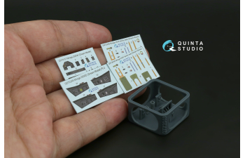 3D Декаль интерьера кабины Mirage 2000N (Dream Model) (с 3D-печатными деталями)