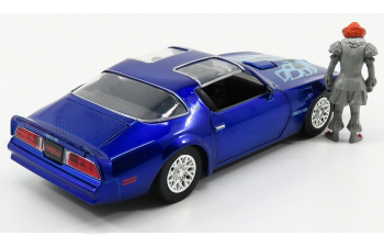 PONTIAC Firebird With It Pennywise & Henry Bower's Figure 1977, Blue