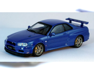 NISSAN Skyline GTR R34 V-SpecII, blue