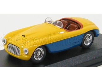 FERRARI 166 Spider - Paris (1949) - Personal Car Evita Peron, Yellow Blue