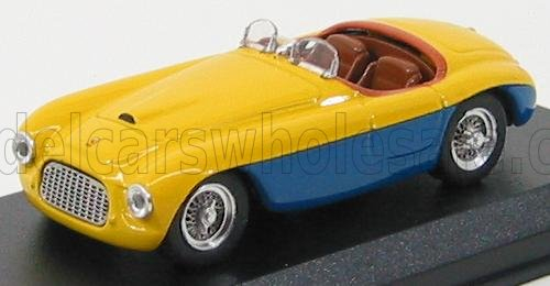 FERRARI 166 Spider - Paris (1949) - Personal Car Evita Peron, Yellow Blue