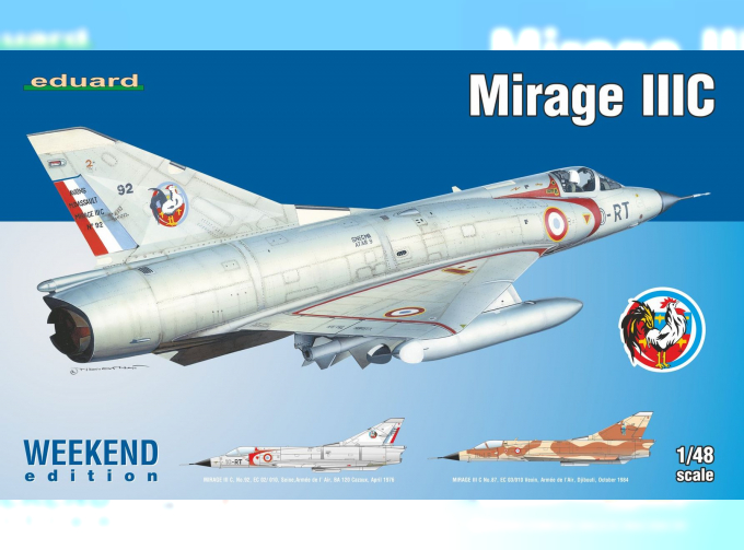 Сборная модель Французский самолет DASSAULT MIRAGE III C (Weekend Edition)