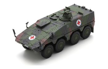 GTK Boxer wheeled armored vehicle "Bundeswehr medic unit", camouflage