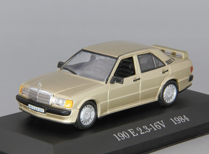 MERCEDES-BENZ 190 E 2.3-16V (1984), Mercedes Offizielle Modell-Sammlung 51, gold