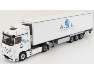 MERCEDES-BENZ Actros 5 1851 Truck Semi-frigo Armor Global Logistics Transports (2018), White