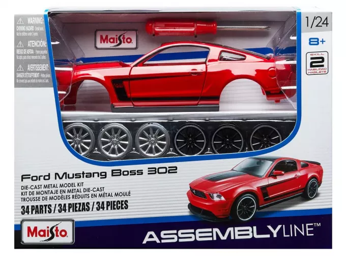 Сборная модель FORD Mustang Boss 302, red