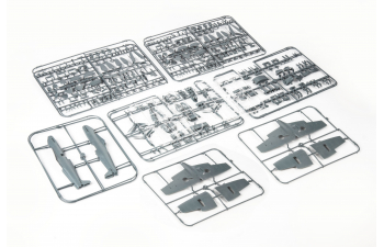 Сборная модель истребитель Spitfire Mk.Vb и Vc, SPITFIRE STORY: Per Aspera ad Astra комбо (2 в 1)